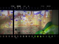 インタラクティブな壁投影ゲーム スマッシングボール インタラクティブな投影機システム