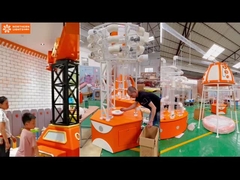 娯楽公園 遊び場 子供 インタラクティブなゲーム 子供 インタラクティブなボール 壁