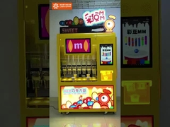 中国 メーカー 甘いチョコレート 砂糖豆 販売機 自動 キャンディ ディスペンサー 販売機