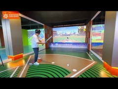 インタラクティブなプロジェクターゲーム スポーツ Ar 室内 アミューズメント 野球シミュレーター