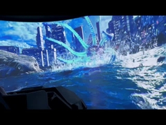 4k HD映画室内カーブプロジェクションスクリーン 3Dフライト軌道特殊効果映画