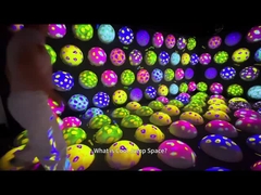 アミューズメントパーク 室内 彩彩の跳ねボールゲーム インタラクティブなジャンプボール投影