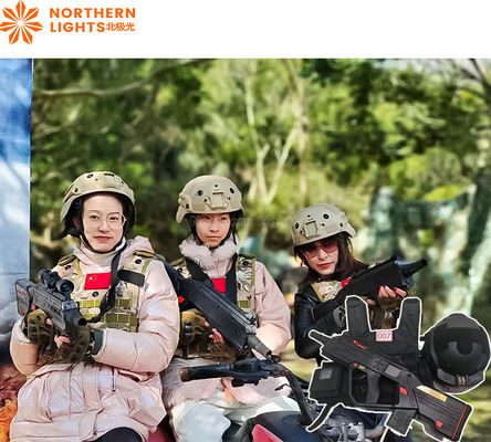 よい価格 センサーレーザータグ銃セット ウェスト付き 屋外多人無線システムセット オンライン