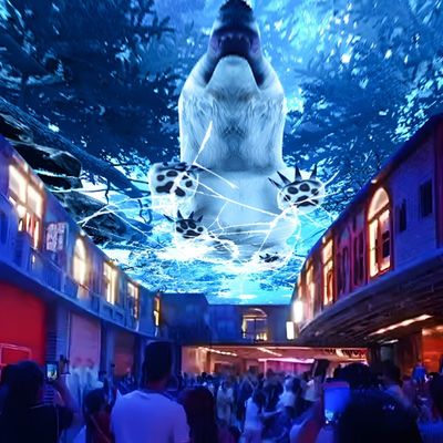 よい価格 10000ルメン 3Dインタラクティブプロジェクション スカイスクリーン 没入式ディナー オンライン