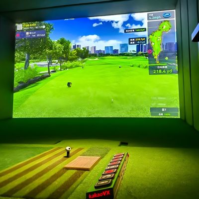 よい価格 プロの室内ゴルフシミュレーター 3Dゴルフシミュレーター インタラクティブプロジェクションゲーム オンライン