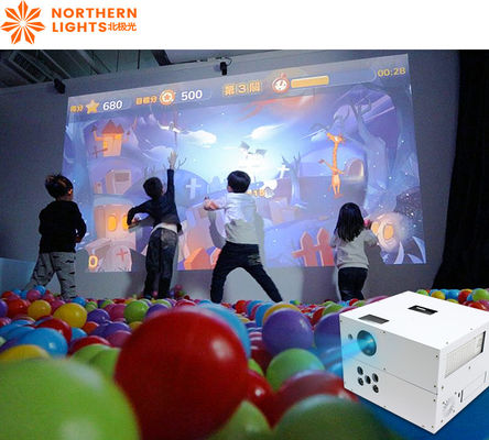 よい価格 室内 インタラクティブ プロジェクター ゲーム 家用 3400 LM 没入壁 オンライン