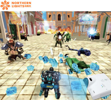 よい価格 3Dホログラムプロジェクション メクウォリアー インタラクティブなゲーム プロジェクター 子供向け オンライン