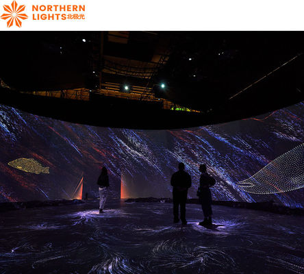 よい価格 デジタルアート美術館 展示 3d 没入型マッピング プロジェクター インタラクティブなプロジェクション オンライン