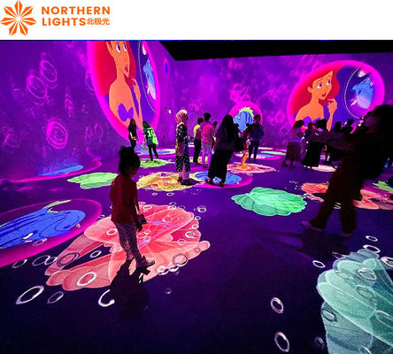 よい価格 室内装飾 デジタルアート美術館 展示 3d 没入型マッピング プロジェクター オンライン