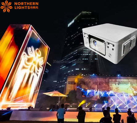 よい価格 大型屋外3Dマッピングビルディングプロジェクションショウホログラム3Dプロジェクタービデオマシン オンライン