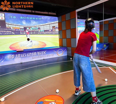 よい価格 拡張現実 インタラクティブなスポーツ 室内シミュレーター 野球 ピッチング 娯楽ゲーム オンライン