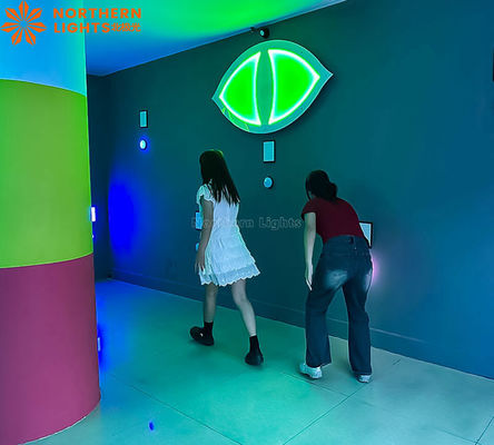 よい価格 怖いエスケープルーム インタラクティブなライト 壁を隠す ゲーム チーム 協力 子供 大人 オンライン