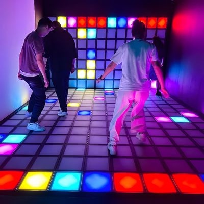 よい価格 RGB LED ダンスフロアタイル ジャンピンググリッド ゲーム スーパーグリッド 遊園地 オンライン