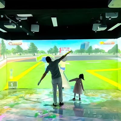 よい価格 インタラクティブなホログラム 壁 3D ホログラム プロジェクター ホテル装飾用 オンライン