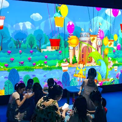 よい価格 カスタマイズされた 3400lm インタラクティブなプロジェクター ゲームシステム 子供のためのマジックペインティング オンライン