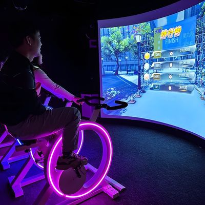 よい価格 健康なスポーツゲーム Ar インタラクティブ ダイナミック バイクレース 投影ゲーム オンライン