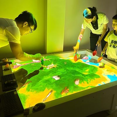 よい価格 1024*768 投影機 サンドテーブル インタラクティブな投影ゲーム 3400 ルメン オンライン