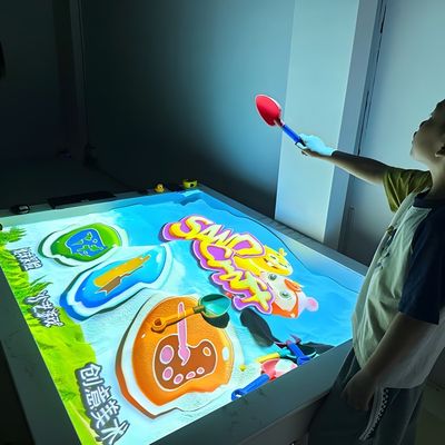 よい価格 室内アールインワンプロジェクションシステム マルチプレイヤー インタラクティブなサンドテーブルゲーム オンライン