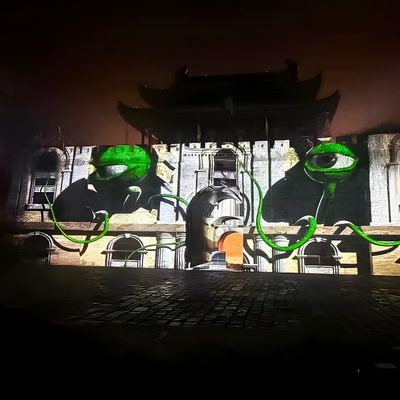 よい価格 HD 3d 室内 広層 インタラクティブ プロジェクター 外壁 建設 オンライン