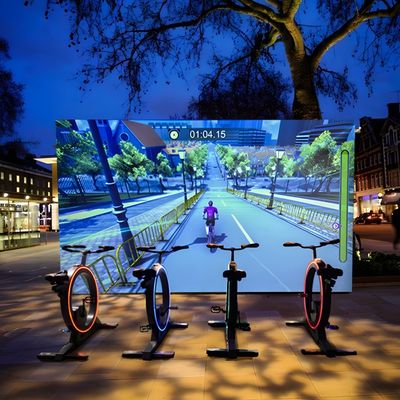 よい価格 インタラクティブ ダイナミック サイクリング レース 投影ゲーム 健康 スポーツ 投影ゲーム オンライン