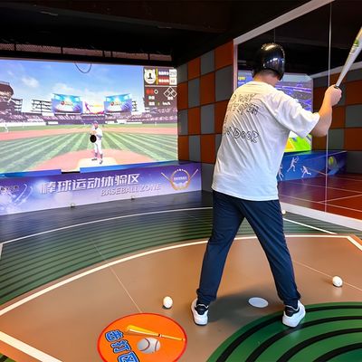 よい価格 室内バーチャルリアリティ スポーツ Ar プロジェクション スマート野球シミュレーター 野球シミュレーション オンライン