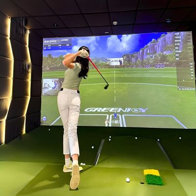 よい価格 3D投影 室内赤外線インダクション ゴルフシミュレーション トレーナー ゴルフシミュレーター オンライン