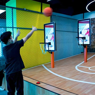 よい価格 メタル・インドア・ゲーム 折りたたむアーケード・バスケットボール・ゲーム・マシン オンライン