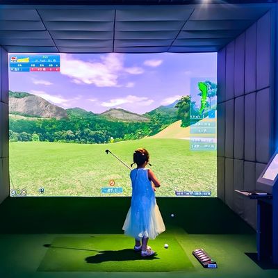 よい価格 ゴルフスクリーン インタラクティブプロジェクション ゴルフスポーツシミュレーター オンライン