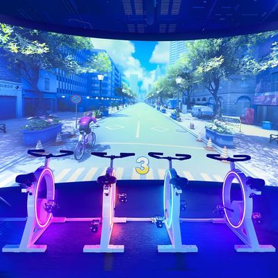 よい価格 屋外遊び場 ダイナミックレース インタラクティブな投影 バイクゲーム オンライン
