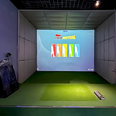 よい価格 3D投影 室内赤外線インダクション ゴルフシミュレーション トレーナー ゴルフシミュレーター オンライン