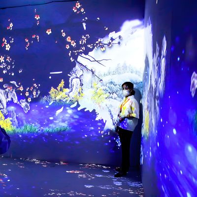 よい価格 3Dホログラム イン Immersive Wall 多チャンネルフロアプロジェクション ホテル用 オンライン