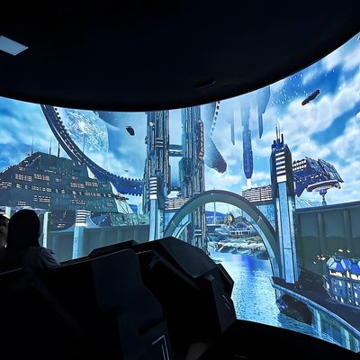 よい価格 ダイナミック シート マルチ プレイヤー インタラクティブ 7D トラック 映画 没入観覧 オンライン