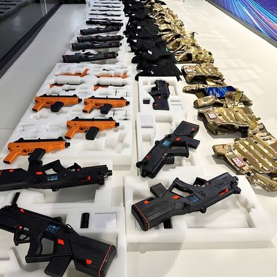 よい価格 Wireless Laser Tag Equipment with 8 Playing Modes for 12-30 Players in 180-500 sqm Indoor Outdoor Game Set オンライン