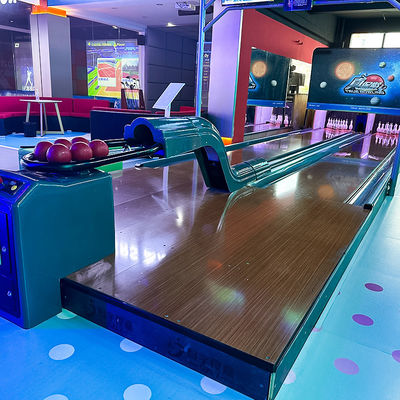 よい価格 Complete Indoor Bowling Alley Set with 2000kg Weight and 590X240X240cm Size for Entertainment and Playground オンライン