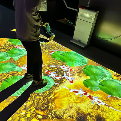 よい価格 Mobile All-in-one Interactive Floor Projector with 4000 Lumens Brightness 1280*800 Resolution and 80+ Games オンライン