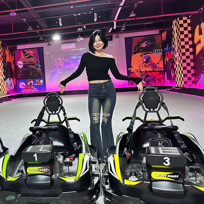 よい価格 GO-KART 室内電動GO マリオカート インタラクティブライトプロジェクションARシミュレーター体験 オンライン