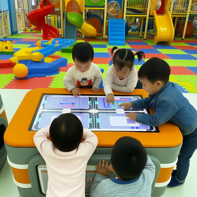 品質 子供向けマルチタッチインタラクティブボードゲームテーブル – マルチパズルモード搭載スマートゲーミングデスク 工場