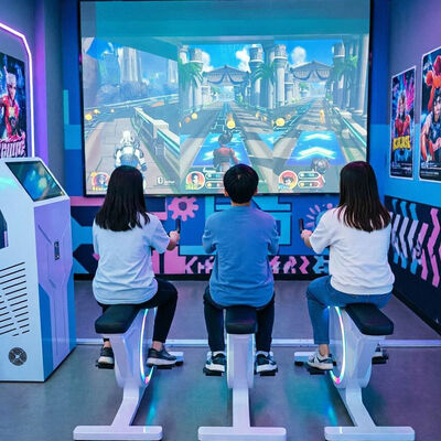 よい価格 新しい機能 グループサイクルのシミュレーター リアルタイム サイクリング レーシング 投影システム 複数のトラックオプション オンライン