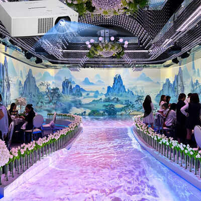 よい価格 レストラン向け 5200ルーメン 1920*1200解像度 20チャンネル イマーシブホログラフィックインタラクティブプロジェクター オンライン