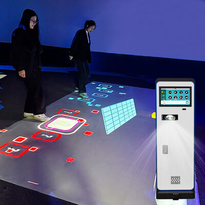 よい価格 5000ルメンズ モバイルインタラクティブなフロアプロジェクター 40以上のゲームとプラグアンドプレイ展開 オンライン