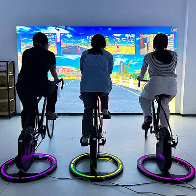 よい価格 ゲーム化サイクリング インタラクティブなプロジェクション自転車 3500 ルメン輝度,1280*800解像度,そして3つのゲームモード オンライン