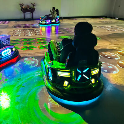 よい価格 グラウンドプロジェクションインタラクション バンパーカー 8つのテーマゲーム,カスタマイズされたスペース要件,および室内娯楽のための36Vバッテリー オンライン
